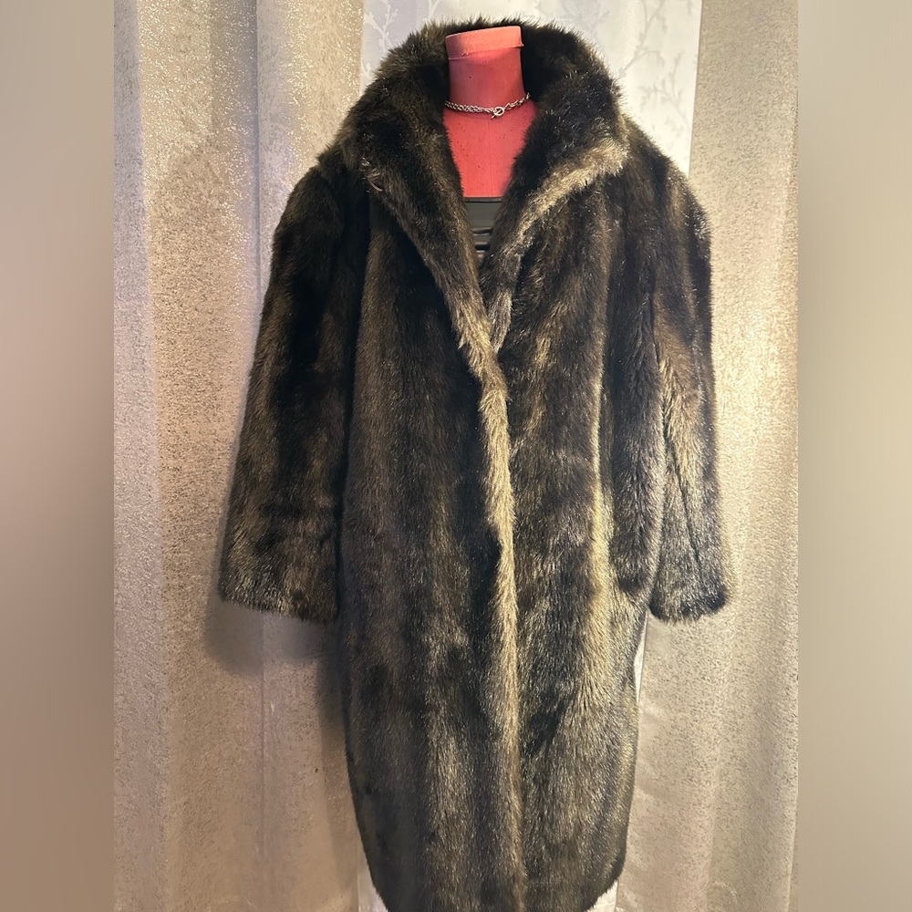 Faux Full Length Mink Fur Made In The USA